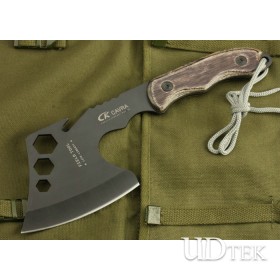 Black Version F05 Camping AXES Hunting Tools with Color Wood Handle UDTEK01330